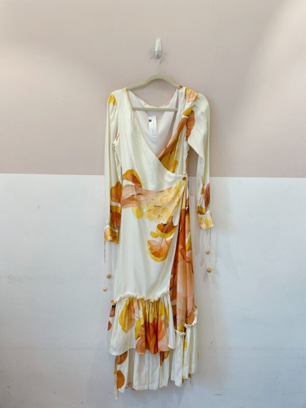 Vestido longo estampa fungos Nila M