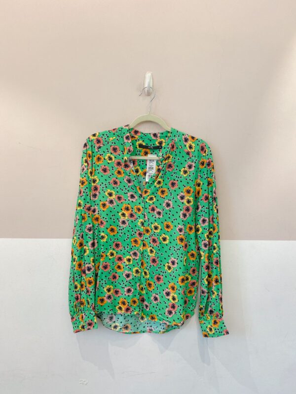 Camisa verde floral Eva M