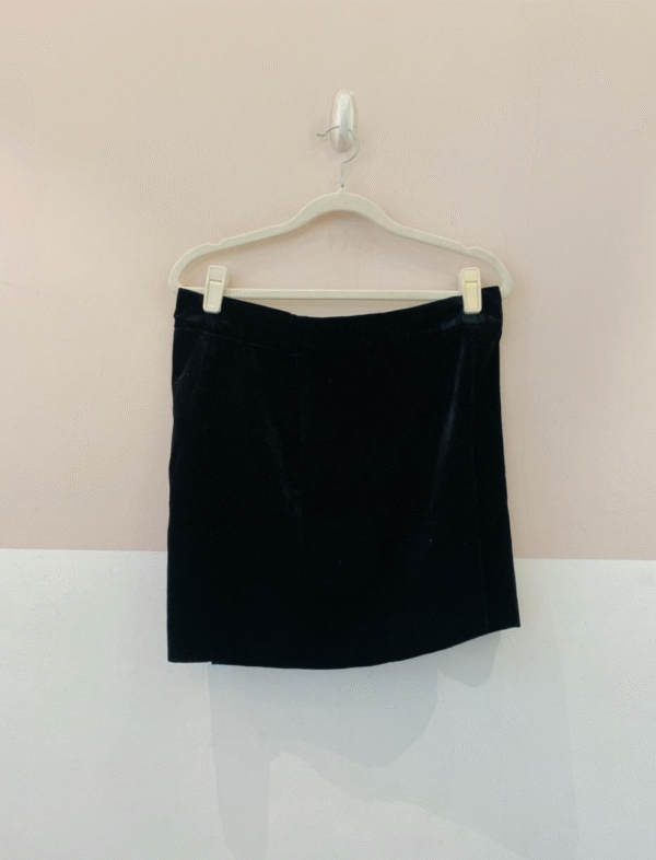 Short veludo preto Zara G