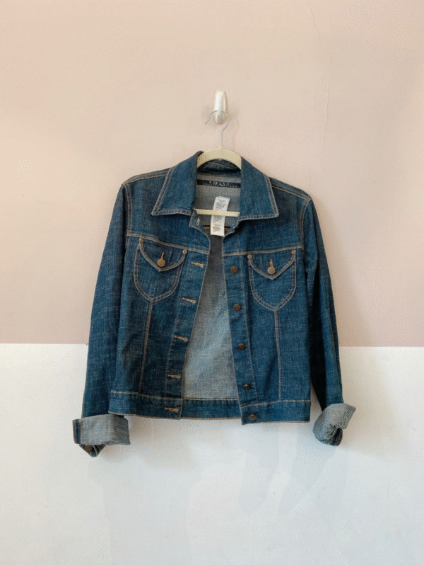 Jaqueta jeans escura Folic M