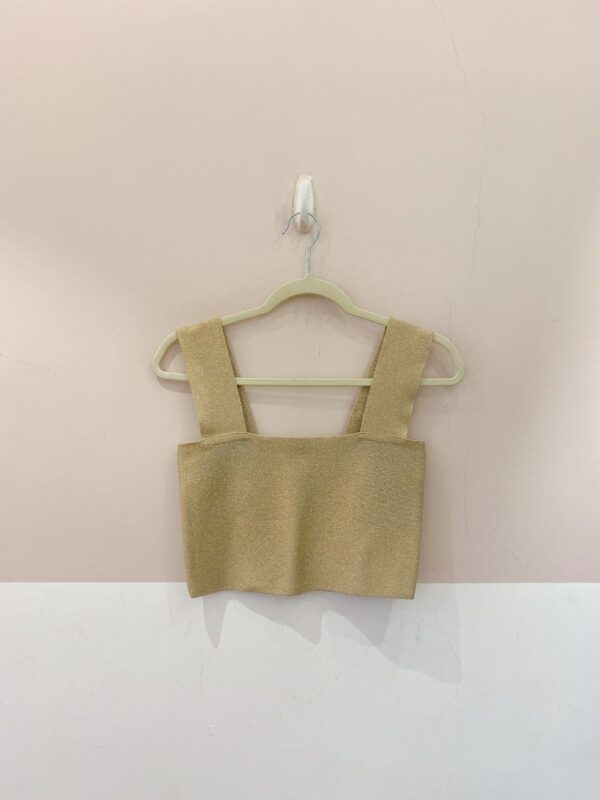 Top dourado Animale G