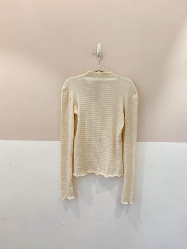 Blusa plissada off Eugenia Sanson M