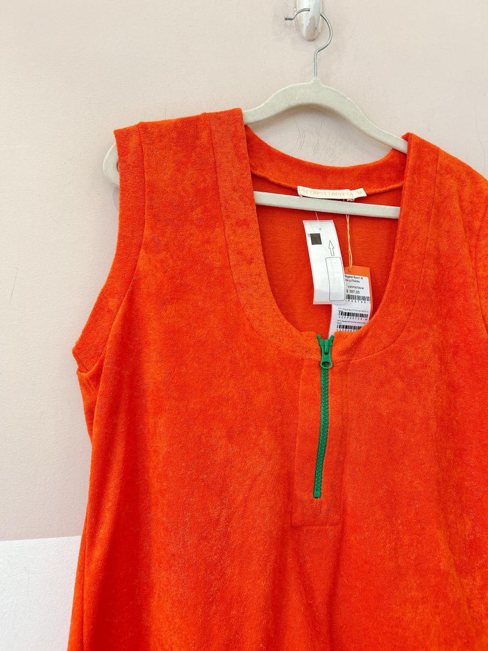 Regata atoalhada coral Pitta G - Imagem 2