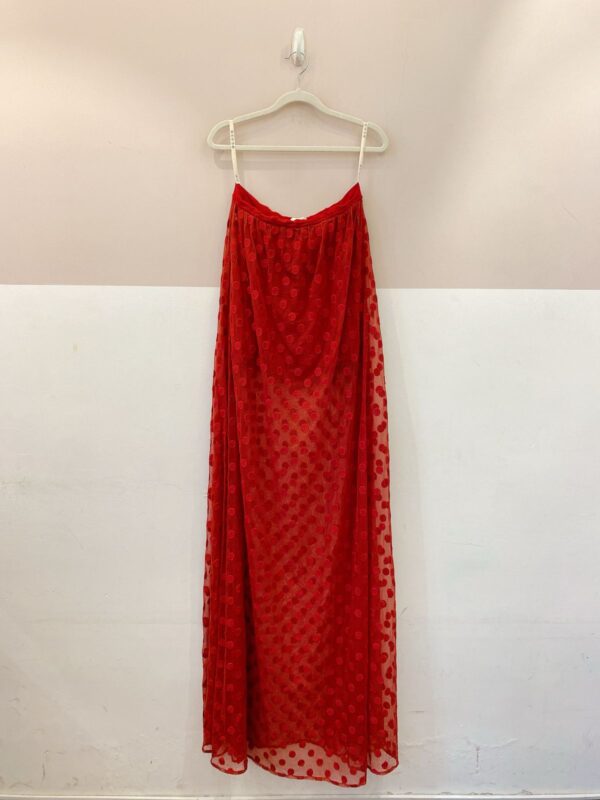 Vestido vinho poás A. Niemeyer 38