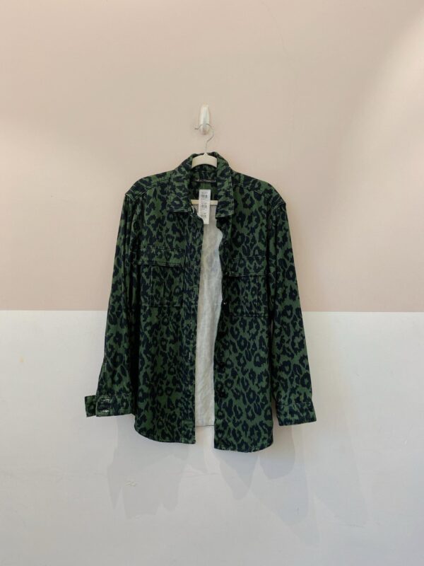 Jaqueta sarja onça verde Maria Filó P