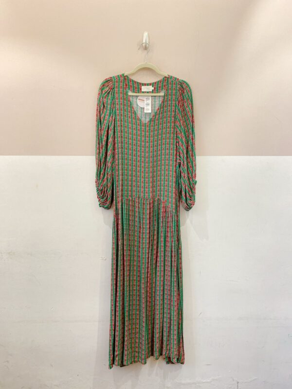 Vestido estampado midi Anpô G