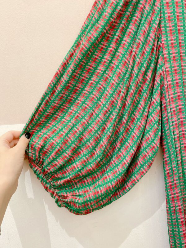 Vestido estampado midi Anpô G - Imagem 3