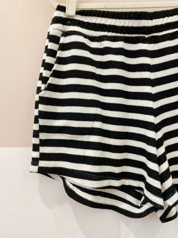 Short moletom listrado Peepou G