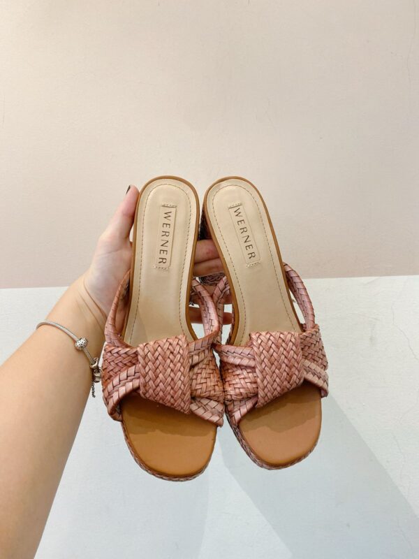 Tamanco treliça marrom Werner 37