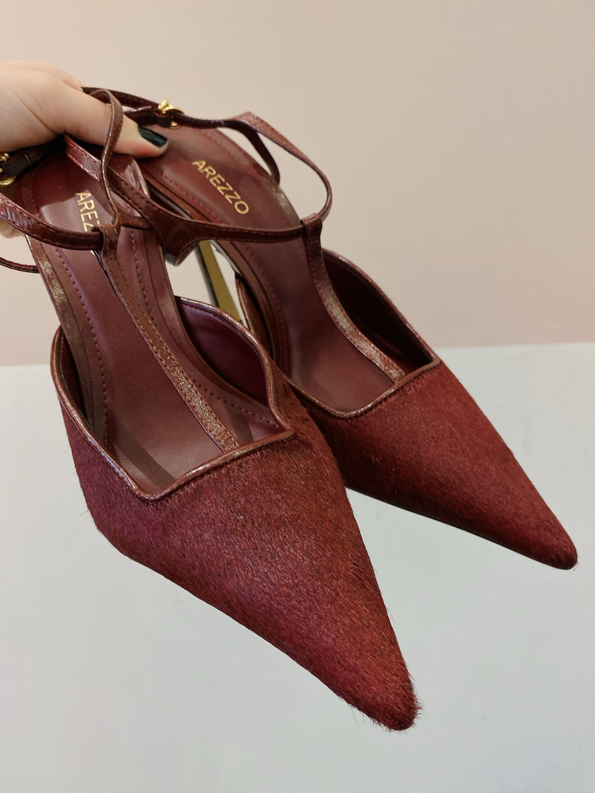 Scarpin vinho Arezzo 37 - Imagem 4