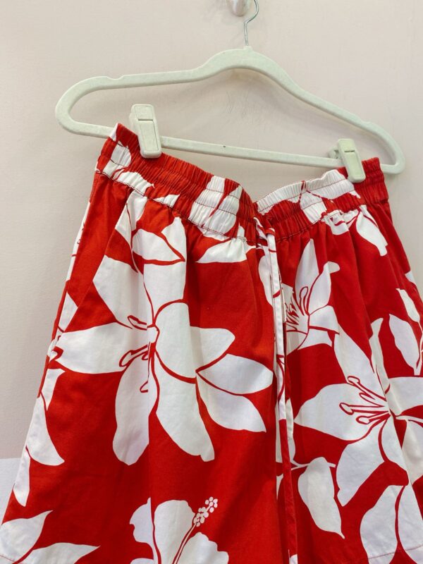 Short floral vermelho Dress To G