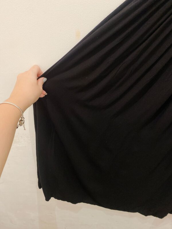 Vestido midi preto Peepou G - Imagem 5