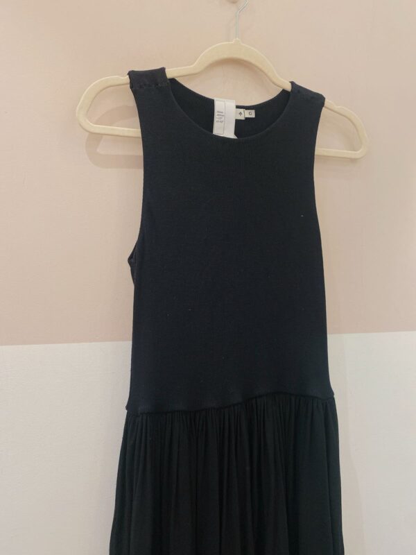 Vestido midi preto Peepou G - Imagem 3