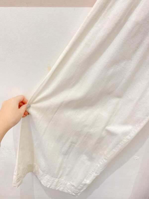 Calça bege cós elástico Peepou GG - Imagem 5