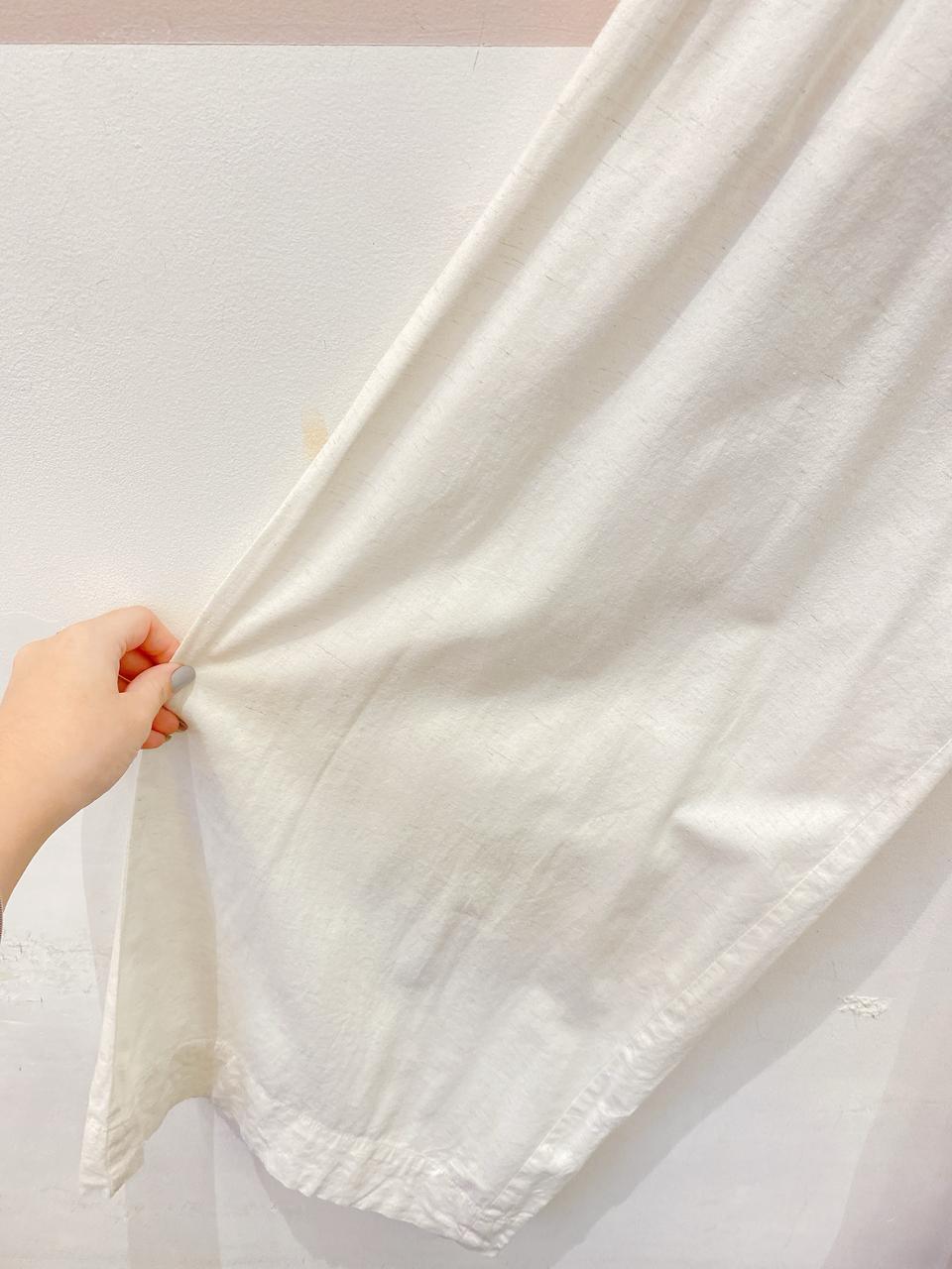 Calça bege cós elástico Peepou GG - Imagem 6