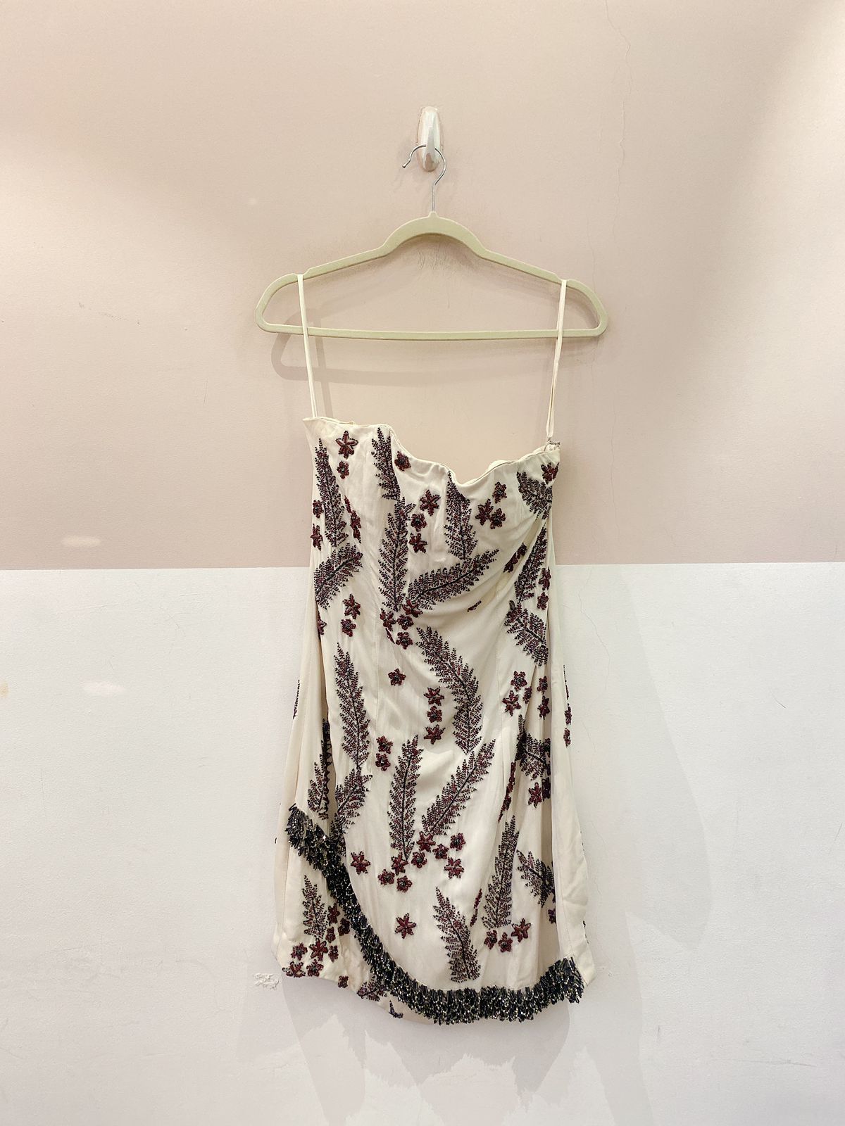 Vestido curto bordado off Animale 42 - Imagem 2