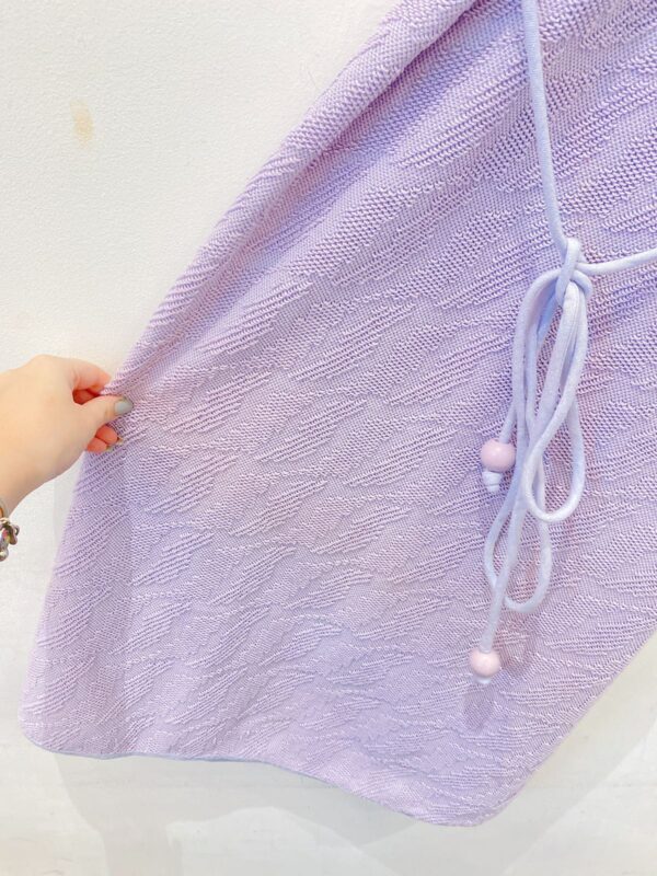 Vestido lilás tecido - Imagem 5