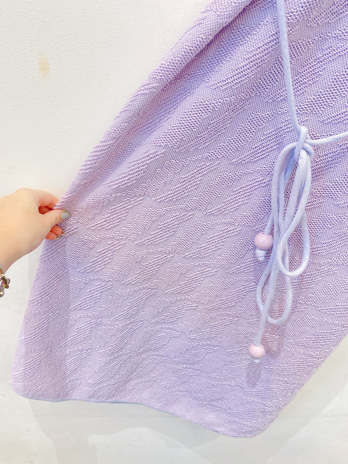 Vestido lilás tecido - Imagem 6