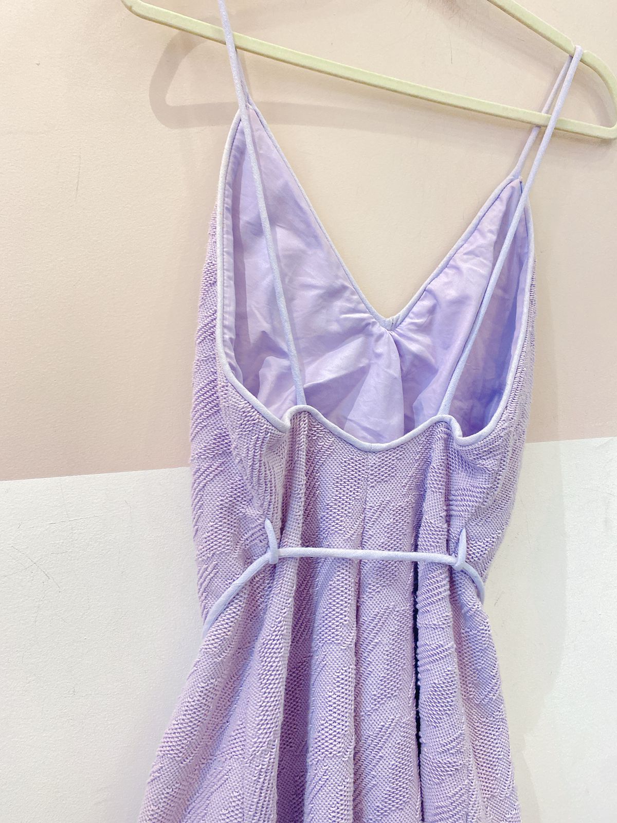 Vestido lilás tecido - Imagem 8