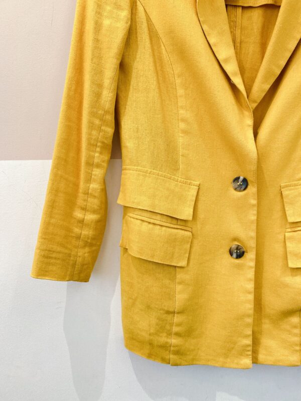 Blazer mostarda linho BY NV PP - Imagem 5