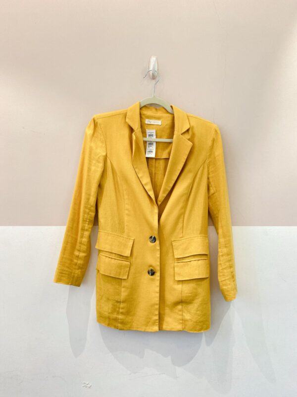 Blazer mostarda linho BY NV PP