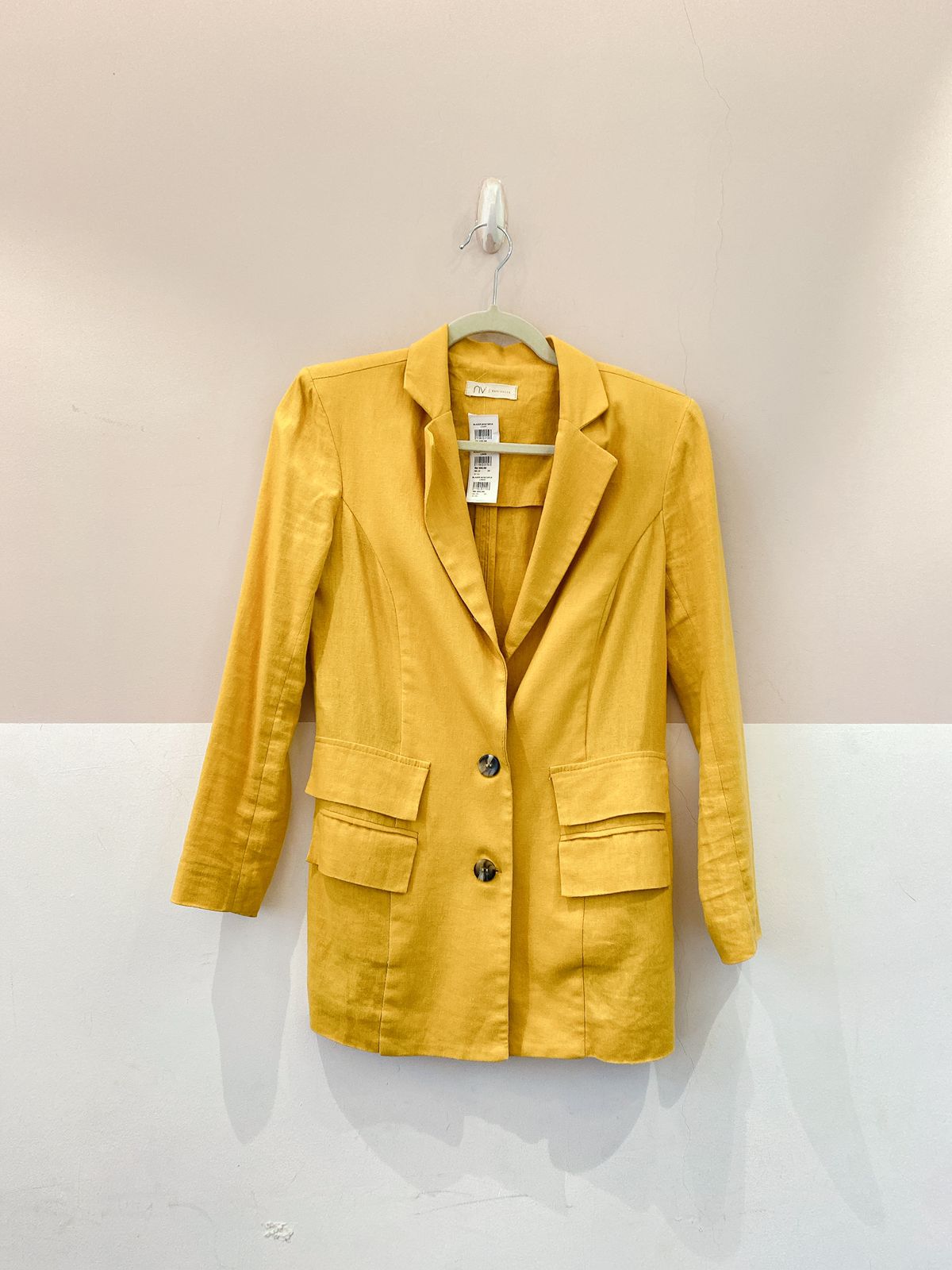 Blazer mostarda linho BY NV PP - Imagem 2