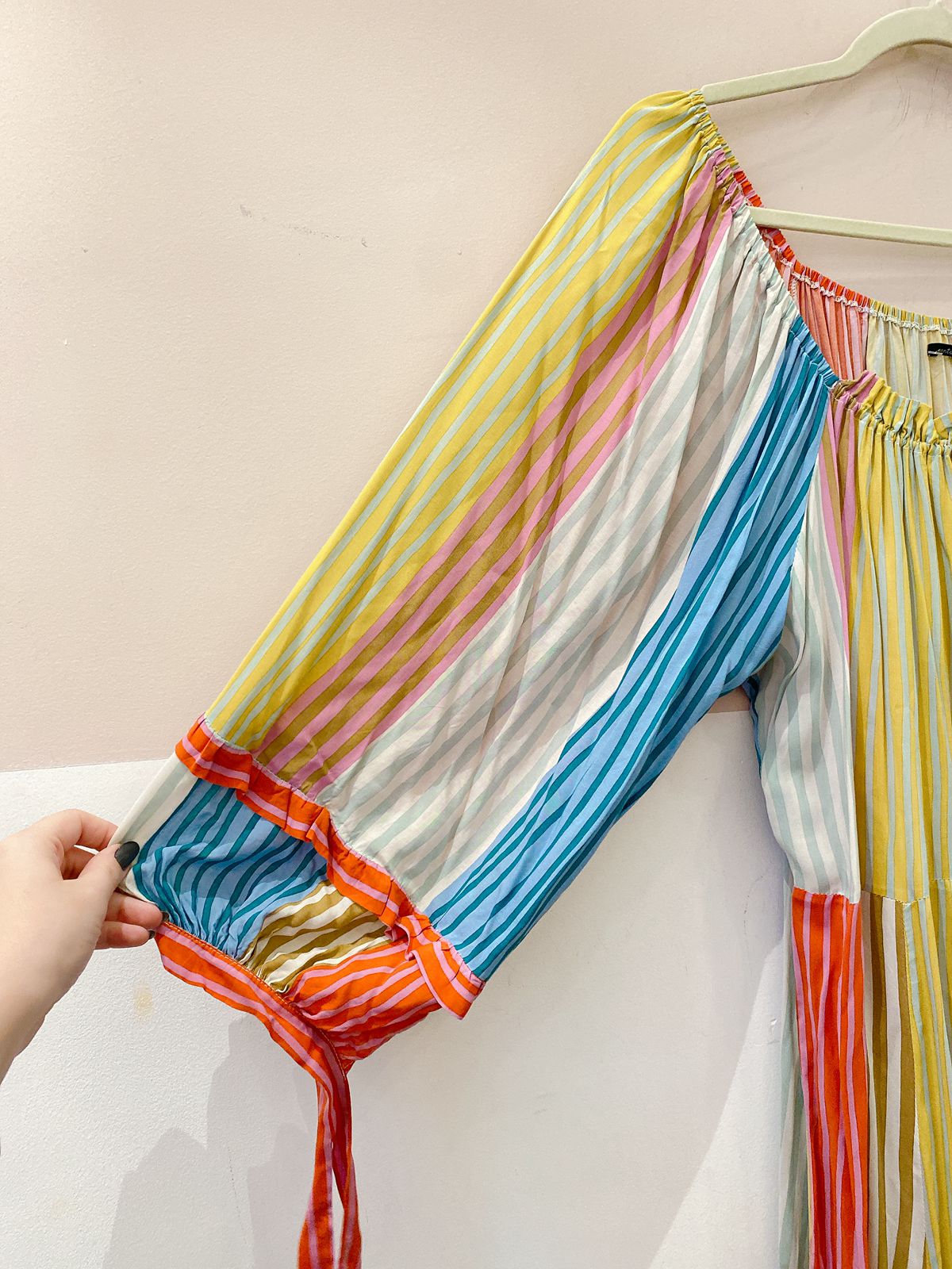 Vestido midi listrado Cantão GG - Imagem 4