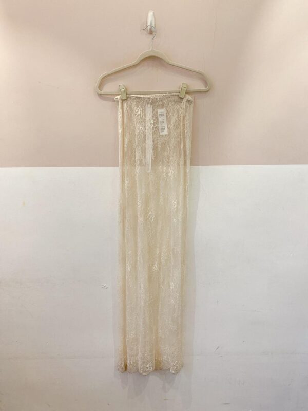 Saia longa renda off P