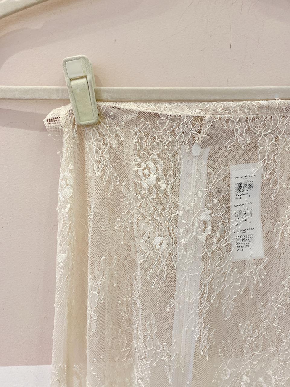 Saia longa renda off P - Imagem 4