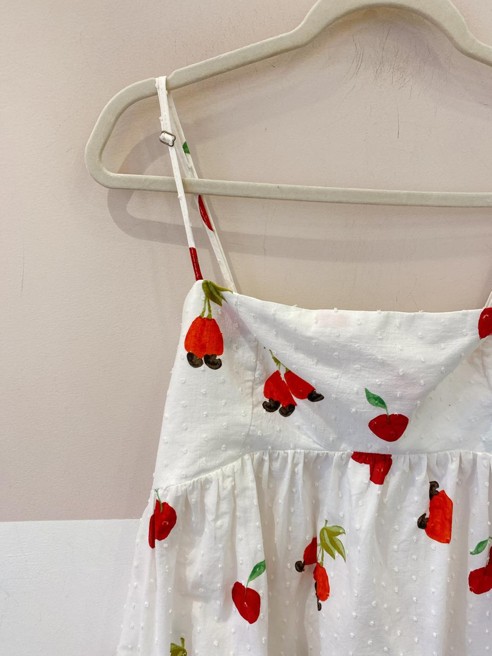 Blusa branca frutinhas Farm M - Imagem 3