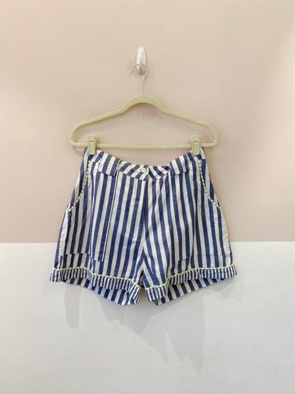 Short listrado azul Ahka G