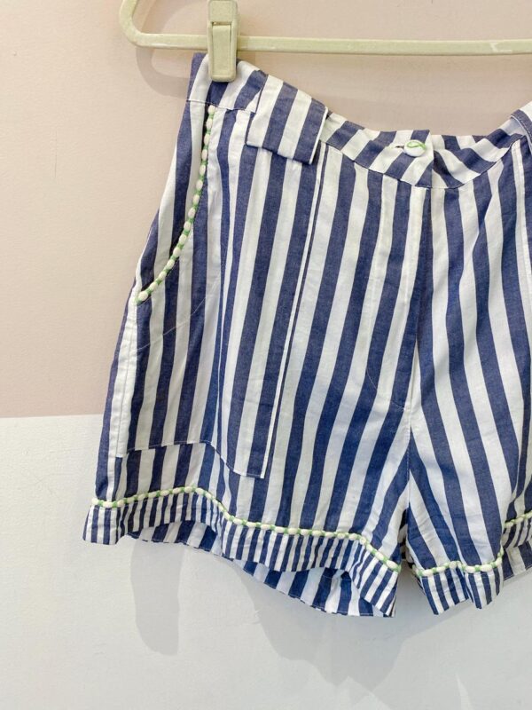 Short listrado azul Ahka G - Imagem 5