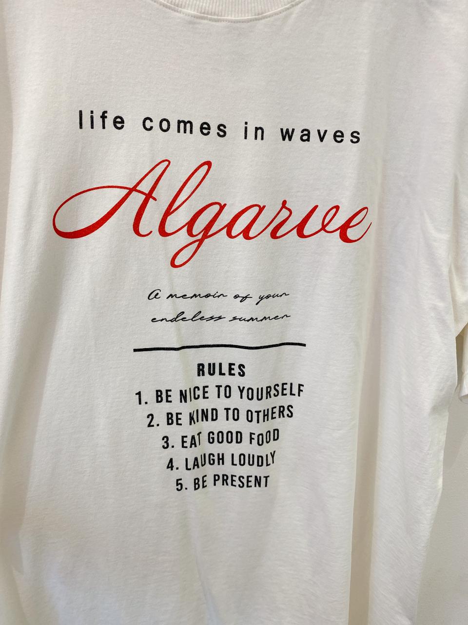 Tshirt branca algarve Nanaminze G - Imagem 6