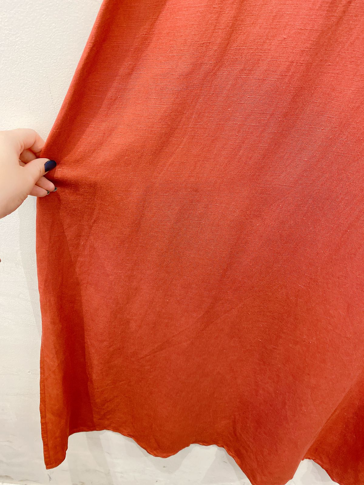 Vestido midi rosa antigo bordado Maria Filó M - Imagem 6