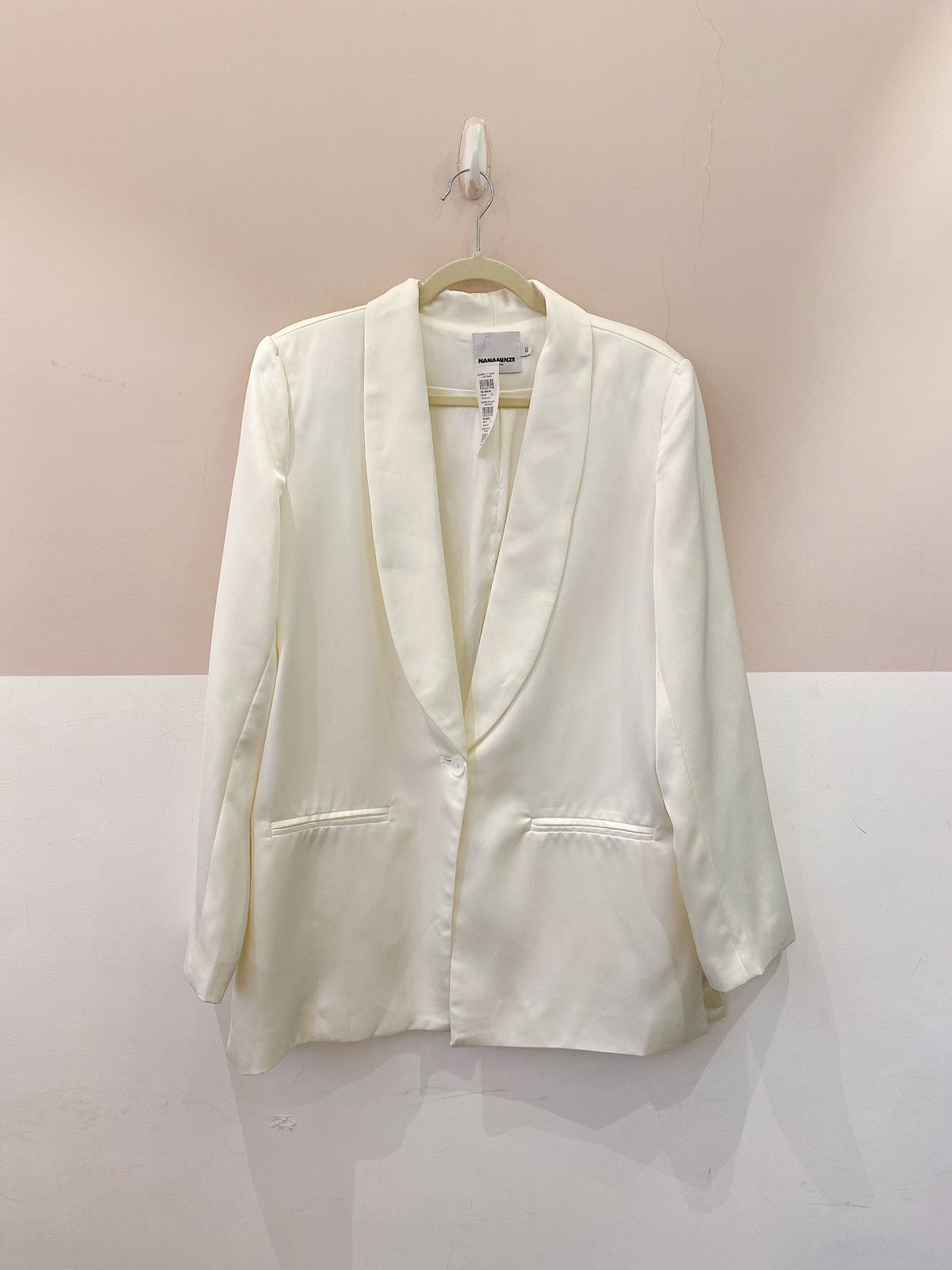 Blazer off acetinado Nanaminze G - Imagem 2