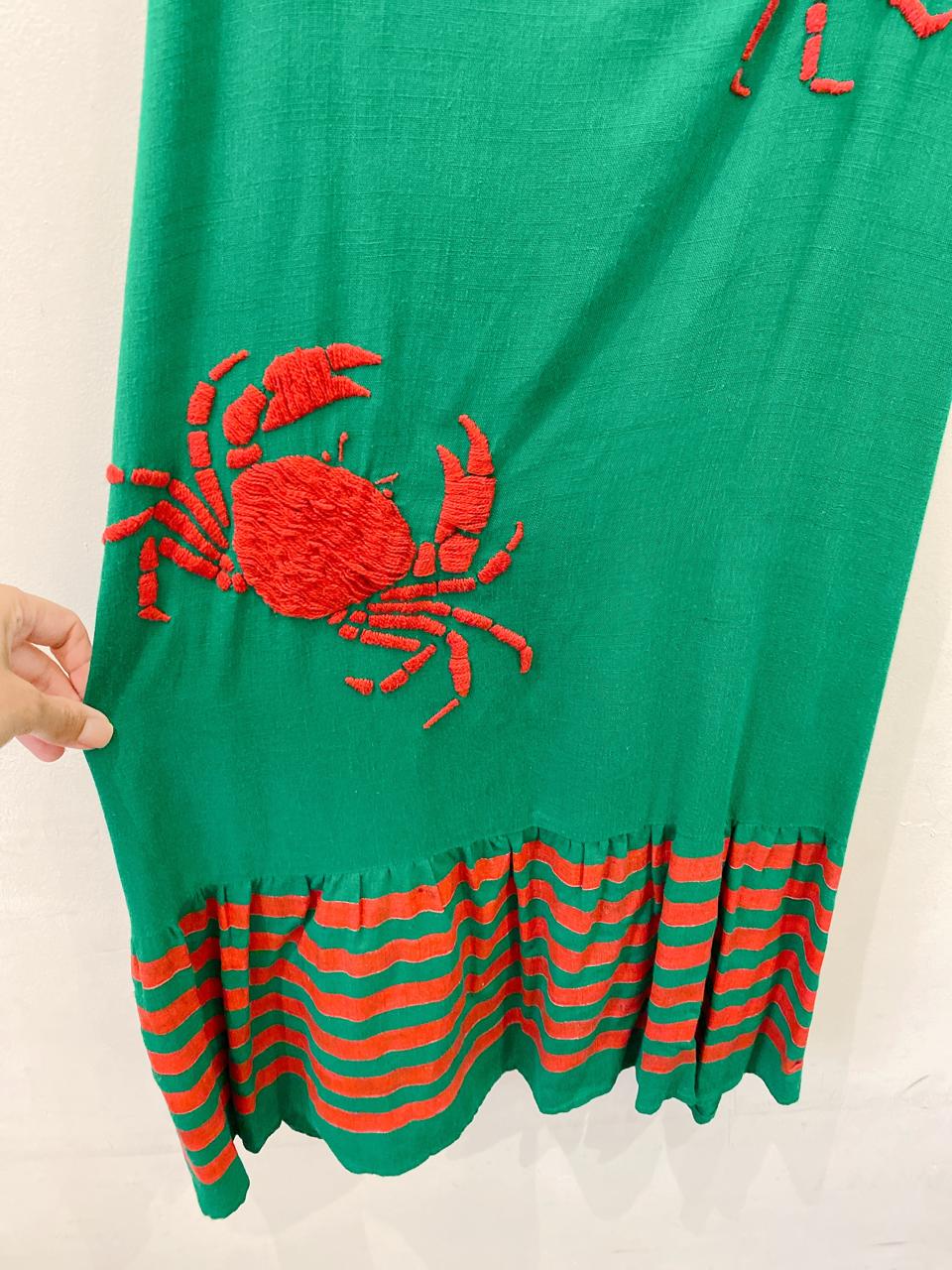 Vestido curto verde siris Mabô M - Imagem 6