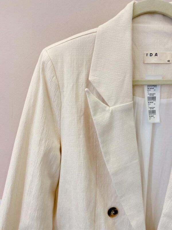 Blazer bege botões Ida 42 - Imagem 3