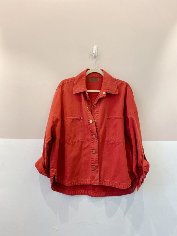 Camisa sarja terracota Teti Gio U