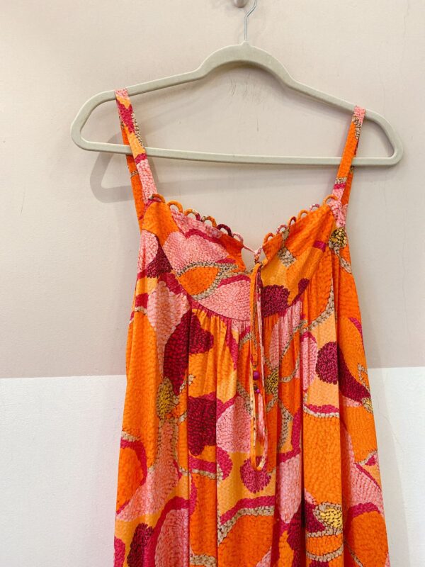 Vestido longo estampa laranja Dress to GG - Imagem 3