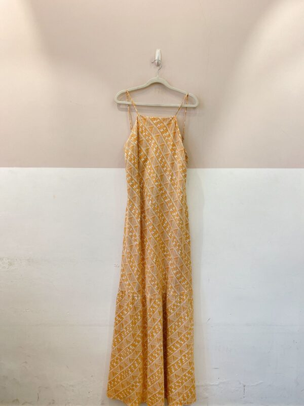 Vestido longo estampa palha Dress To G