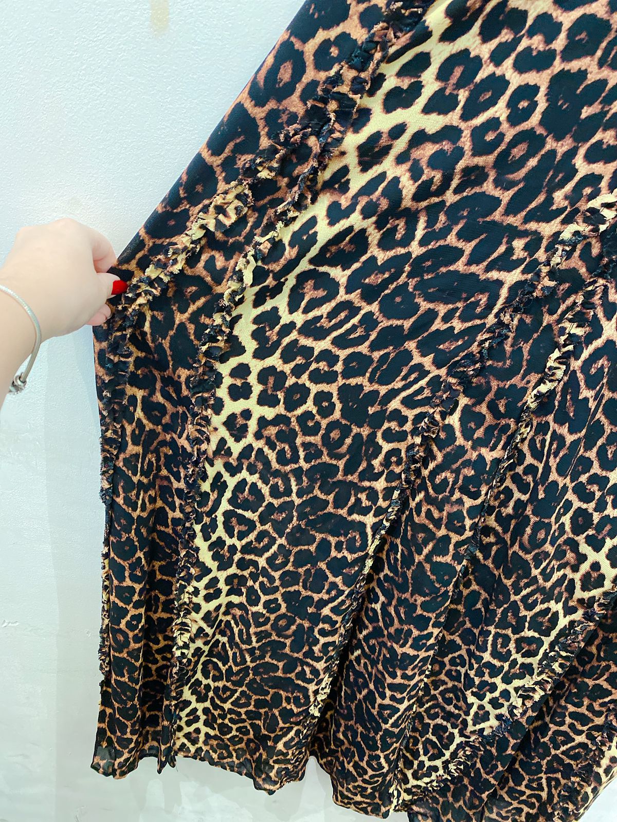 Vestido midi onça Maria Filó G - Imagem 4