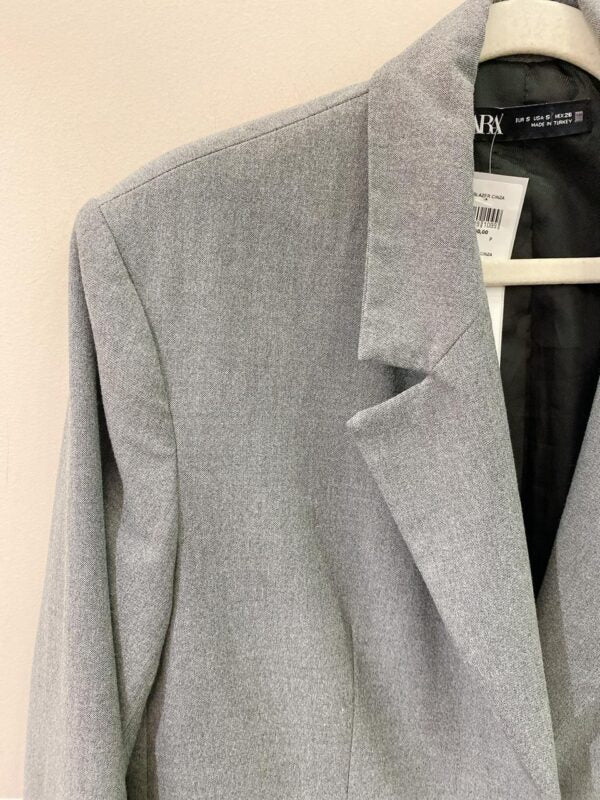 Blazer cinza Zara P - Imagem 3