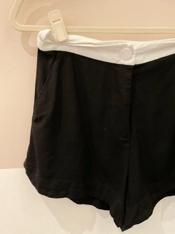 Short viscolinho preto cós Dress To P - Imagem 3