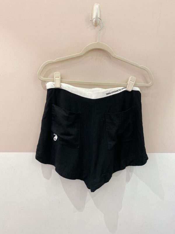 Short viscolinho preto cós Dress To P - Imagem 5