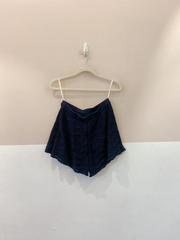 Short tricot marinho Maria Filó P