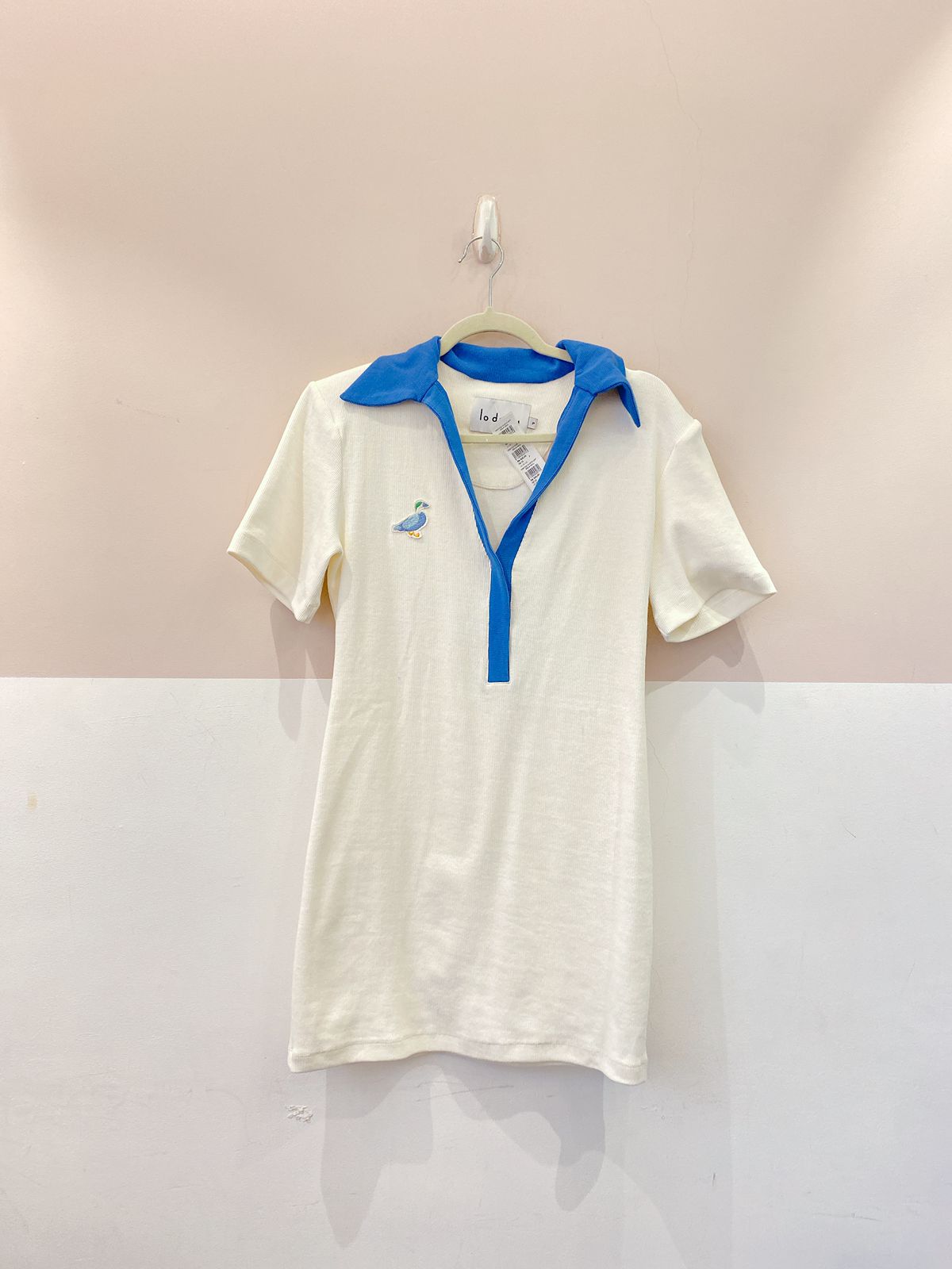 Vestido curto off gola Lo de Loui P - Imagem 2