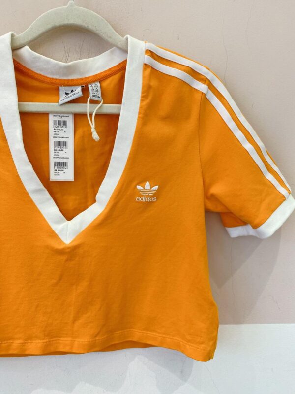 Cropped laranja Adidas M