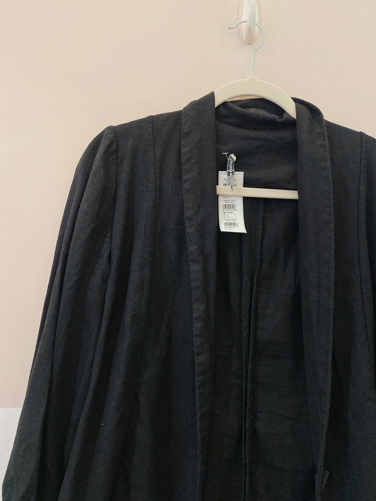 Blazer preto viscolinho Dress To P - Imagem 3