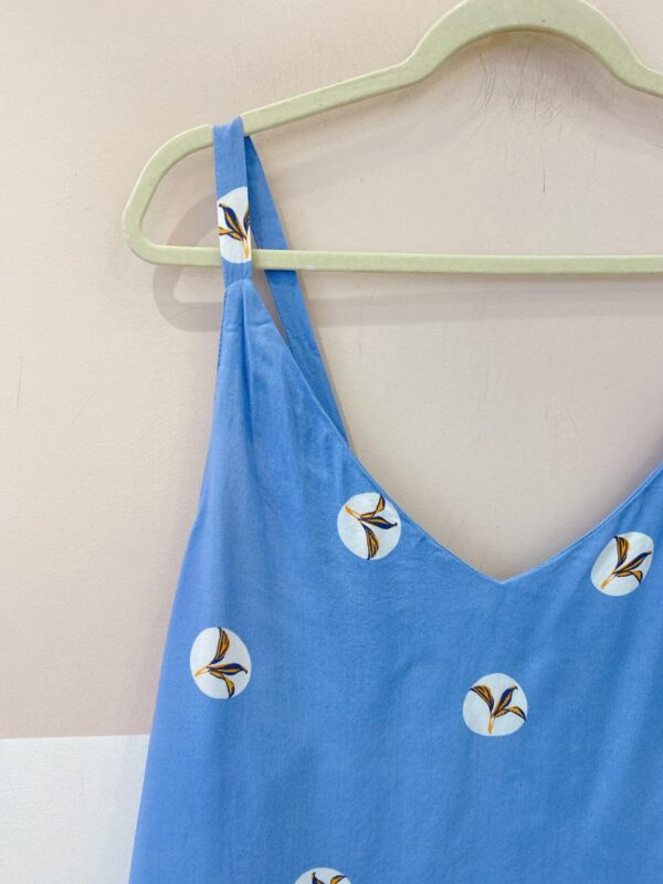 Blusa azul estampada Maria Filó G - Imagem 3