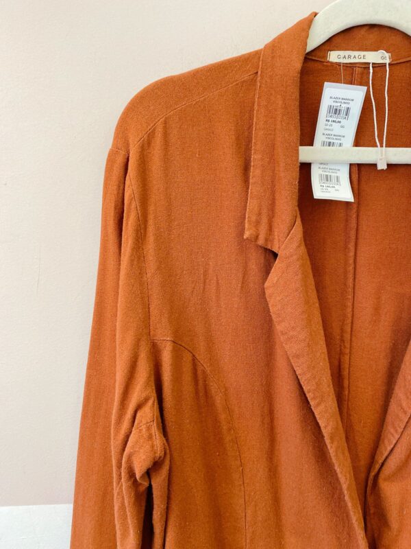 Blazer marrom viscolinho Garage GG - Imagem 3